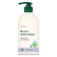 그린핑거 촉촉한 자연보습 베이비 샴푸, 500ml, 1개