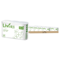 LIVI 優活 小捲筒衛生紙, 6捲, 10袋