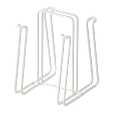 ASVEL N POSE 水杯架 4杯瀝水器 防鏽塗層 11.7 x 12.9 x 17 cm, 白色, 1個