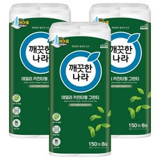 KleanNara 可綠納樂 日常廚房紙巾 綠茶款, 150張, 24捲