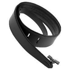 LM Products Premier 皮革吉他背帶 黑色 PM-1 BK, 1個