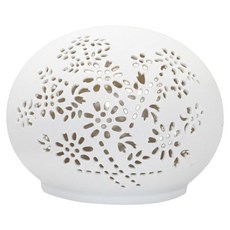 karoli 卡蘿萊 丁香花鏤雕白瓷香氛水氧機, m7, 1個, 白