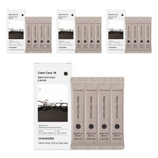 차홍 워터 글로우 커버 염모제, 딥 쿨 브라운, 4개