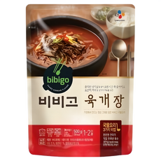 CJ bibigo 辣牛肉湯, 500g, 1包
