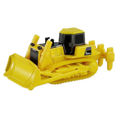 TOMICA TAKARA TOMY 小汽車 KOMATSU推土機, 黃色, 7.8 x 4 x 2.7cm, 1個