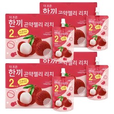 더존건강 더 조은 한끼곤약젤리 리치 10개입, 1.5kg, 4개