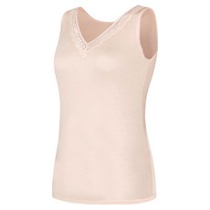 크리비아 라이오셀 플라워 레이스 어깨런닝