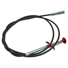 管道疏通器 2m, 金屬 + 黑皮, 1個