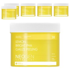Neogen 檸檬明亮 Paha 紗布去角質墊 30 片, 30片, 6罐