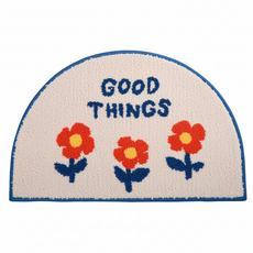 DAILY LIKE 腳踏墊, 紅色小花