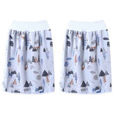 OhBabyLying 隔尿褲裙, 冰雪樂園, L, 2件