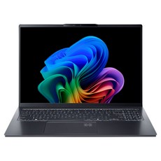 acer 宏碁 Swift Go 筆記型電腦 16吋 2.8K 2880 x 1800 OLED 鏡面/R5-340/UMA 原廠保固, 灰色, 512GB, 32GB, Windows 11, SFG16-61-R7S0
