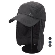 LECAF 男士防曬帽 LE4C107BLK, 黑色