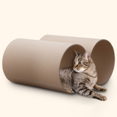 힐링타임 캣터널 캣타워 2p 세트 NH-0234, 베이지, 1세트