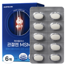 Kyung Nam Pharm 慶南製藥 MSM&維他命D&鋅保健錠 60g, 60顆, 6個