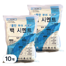 위드블럭 물만부어 사용하는 백시멘트 보수제 1.5kg, 10개