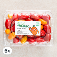 우일팜 GAP 인증 스위텔 토마토, 500g, 6팩