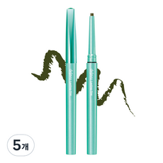 데자뷰 크림 펜슬 아이라이너 0.15g, 카키블랙, 5개