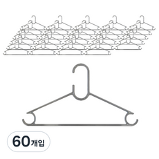 심플 슬림 옷걸이, 60개입