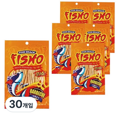 FiSHO 燒烤味鱈魚絲, 15g, 30入
