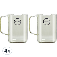 THE ZAKKA 多用途透明牙刷架漱口杯, 4個, 黃色