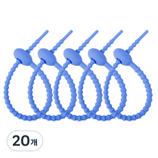環形束線帶 150mm, 藍色, 20個