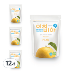 이치비야 동결건조 과일칩 배, 20g, 12개