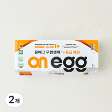 온에그 무항생제 인증 1+등급 특란 600g, 2개, 10구
