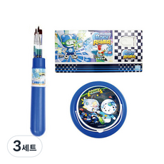 Young Art筆刷套裝+調色板+水壺套裝, 藍色, 3組