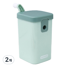 Ilsangsokbanzzak 粉彩削鉛筆機, 2個, 綠色
