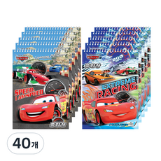 디즈니 카스 캐릭터 남아용 종합장, 랜덤 발송, 40개