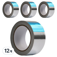 GUNU 알루미늄 호일 은박 테이프 폭 5cm x 길이 20m, 12개