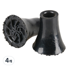 Dr.Pellis J 拐杖/手杖 替換橡膠腳套 22mm, B黑色, 4個