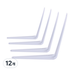 지오비즈 까치발 선반대, 화이트, 12개