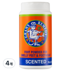 GRAN'S REMEDY JW生活健康 Gran's Remedy 鞋子除臭劑 香橙, 35g, 4個