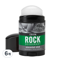 크리스탈 바디 데오드란트 와이드스틱, 100g, 6개