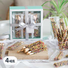 딜리셔스 크런치 민트 상자 막대과자 만들기 세트, 만들기 재료 10종, 4세트