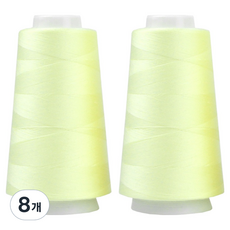 UNIQUE Premium OWL Coresa 45支2股縫紉線, 9 亮黃色, 8個