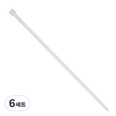 束線帶, 白色, 6套