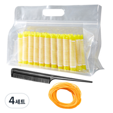 CELLREBORN 豐盈髮量 Rollstar 髮根蓬鬆燙髮 魔鬼氈髮捲 2號套組, 4套, 隨機出貨(髮捲)