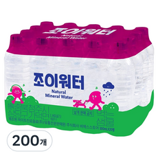 조이워터 생수 무라벨, 200개, 500ml