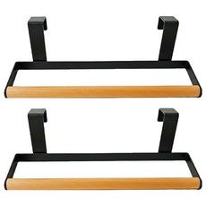 OSLO 毛巾架 240x90x70mm, 黑色, 2個