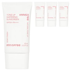 이니스프리 톤업 워터링 선스크린 SPF50+ PA++++, 60ml, 4개