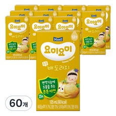 요미요미 유아용 매일유업 튼튼 주스, 125ml, 60개