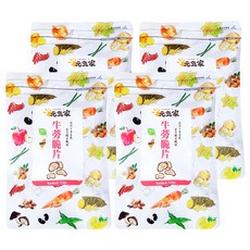 元氣家 牛蒡脆片 低溫烘焙 不添加色素、防腐劑, 100g, 4包