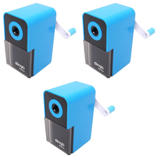 2단계 심조절 연필깎이, 블루, 3개