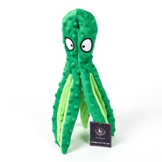 DING DONG PET 大腳丫寵物絨毛玩具, 綠色, 1個