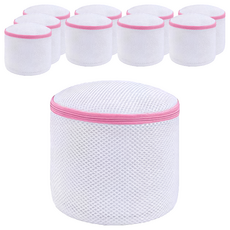 小麥購物 高質感 洗衣袋/內衣袋, 白色, 10個