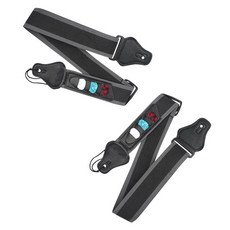 MAME 吉他背帶, 灰色+黑色, 2個