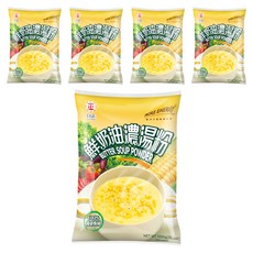 日正食品 鮮奶油濃湯粉1kg*5包 (奶油濃湯、沖泡濃湯、方便即食), 1kg